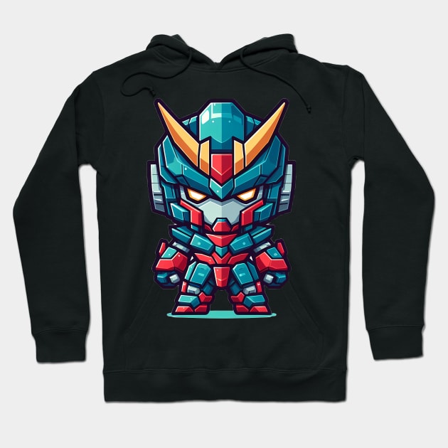 Chibi anime mecha robot Hoodie by Mechanime World